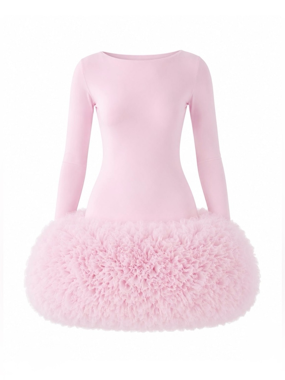 Tullia Mini Dress in Orchid Pink